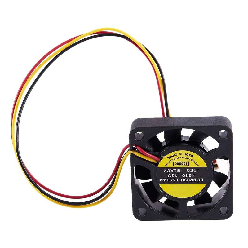40mm X 40mm X 10mm 3pin 12v Dc Brushless Pc Computer Cooling Fan