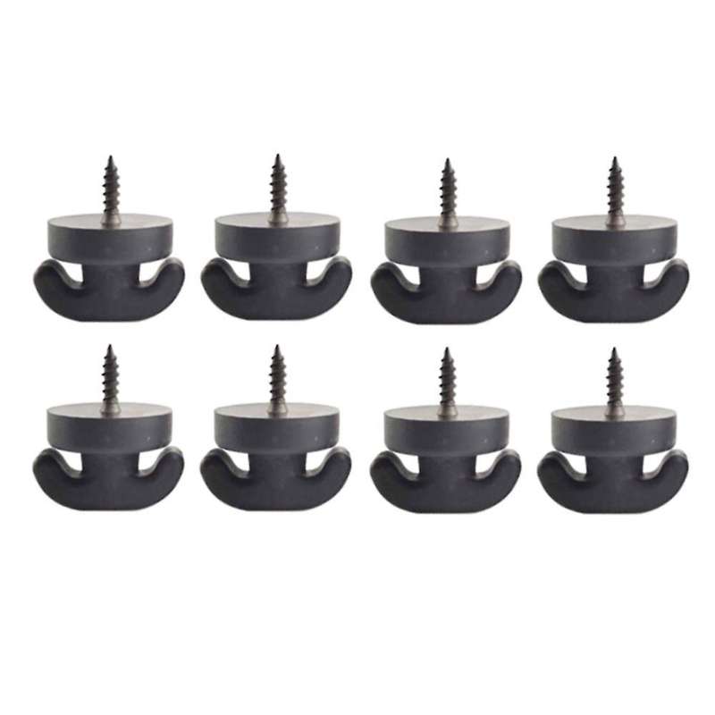8pcs Universal Car Net Bag Buckle Tie Down Hook Ring