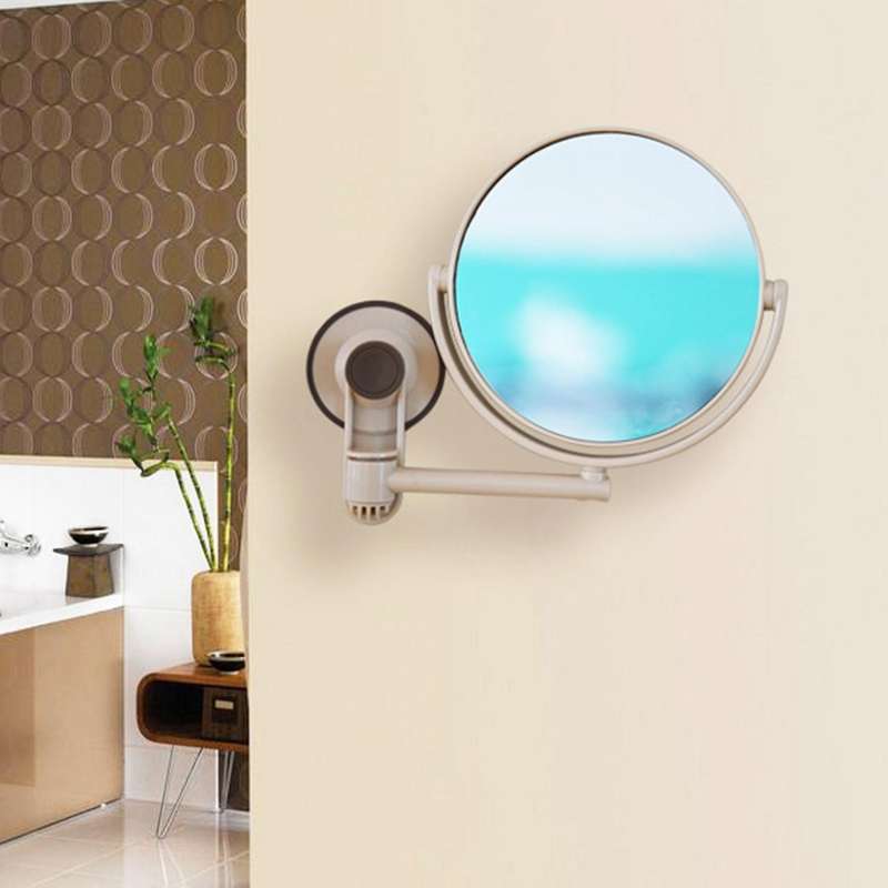 Bath Mirror Cosmetic Mirror 1x/3x Magnification Suction Cup