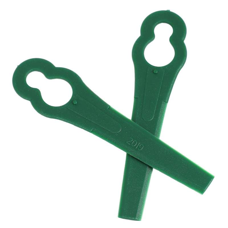 100 Plastic Lawnmower Trimmer Blade Green for Bosch Art23 Accutrim