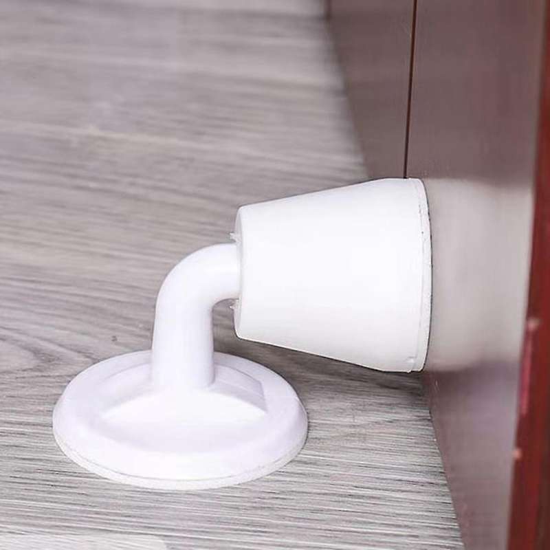 Door Stops Anti-bump Door Holder Buffer for Ceramic Tile Floor(white)