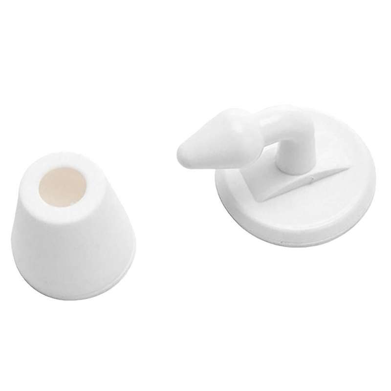 Door Stops Anti-bump Door Holder Buffer for Ceramic Tile Floor(white)