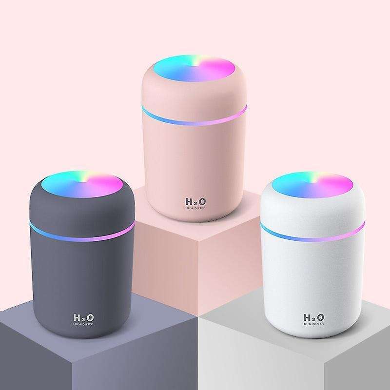300ml Usb Air Humidifer Aroma Essential Oil Diffuser Gray