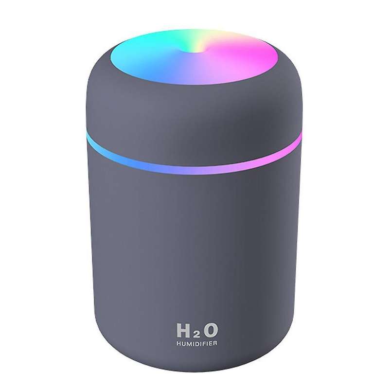 300ml Usb Air Humidifer Aroma Essential Oil Diffuser Gray