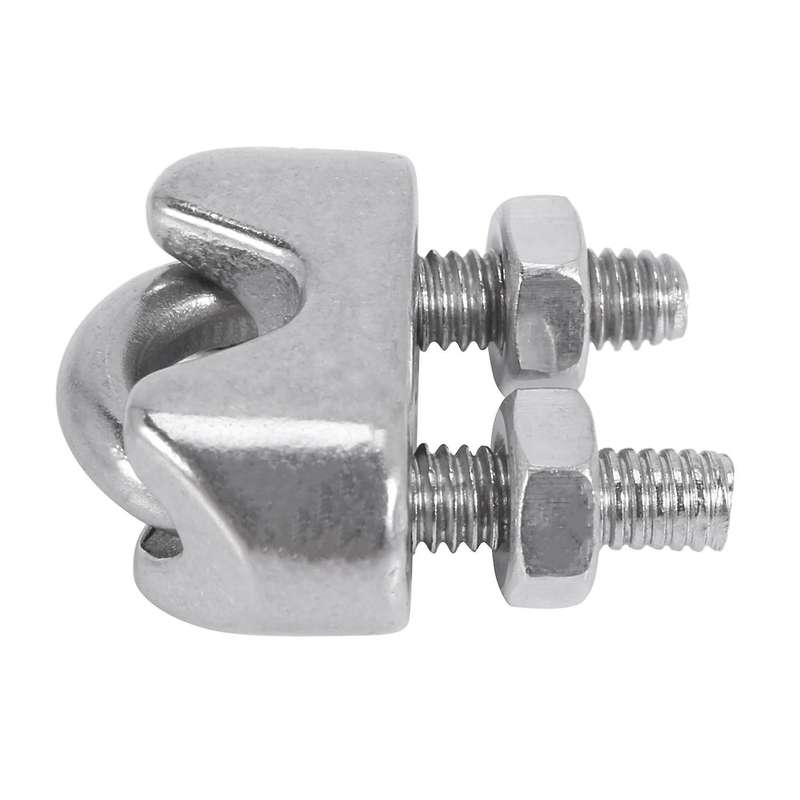 M4 304 Stainless Steel U-shape Bolt Saddle Clamps Cable 10pcs