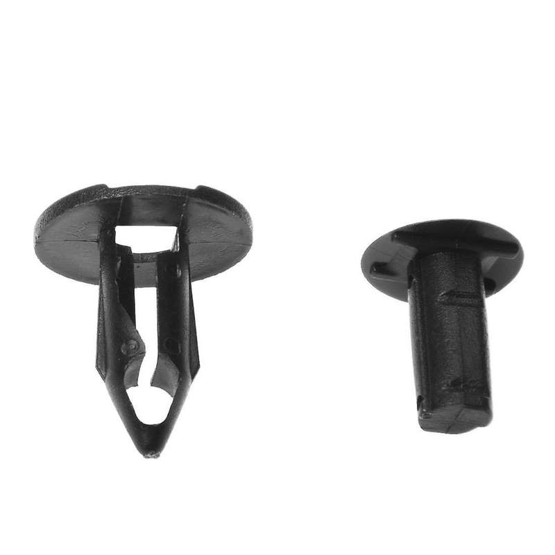 20 Pcs 8mm Hole Plastic Push Screw Rivet Fairing Panel Fixings Clips