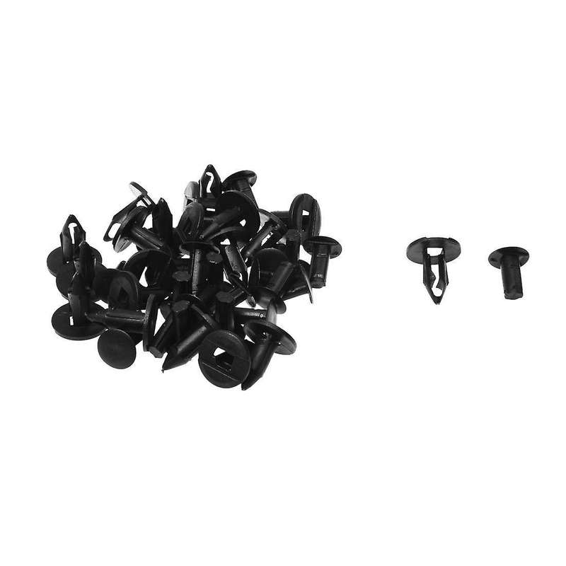 20 Pcs 8mm Hole Plastic Push Screw Rivet Fairing Panel Fixings Clips