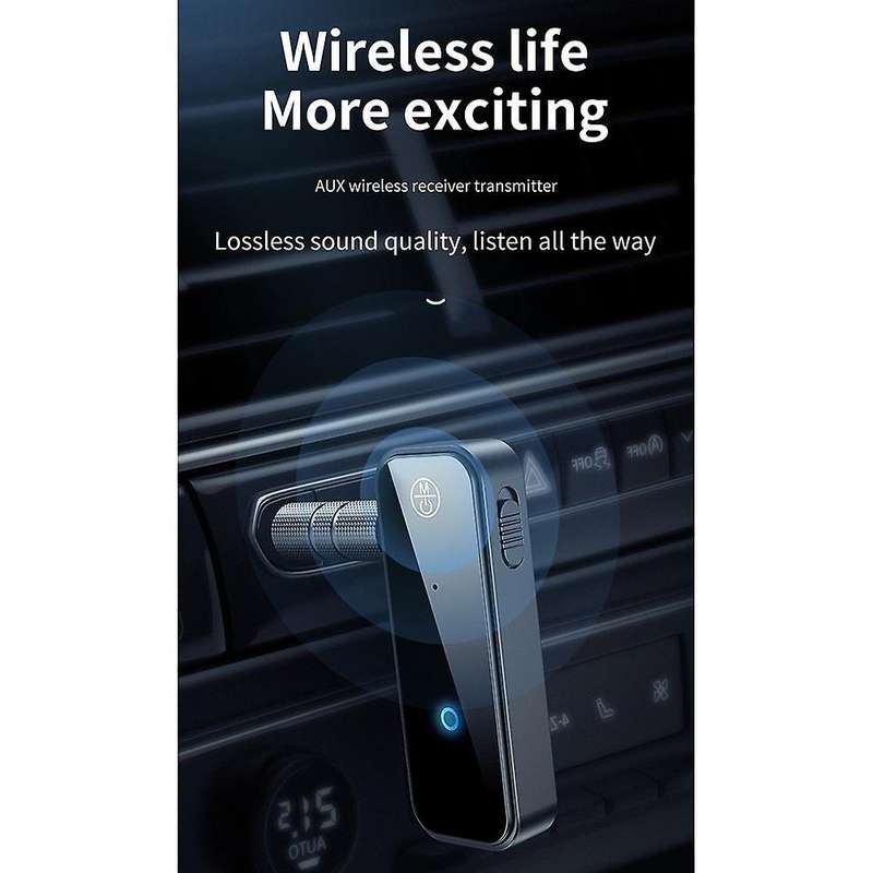 Bluetooth 5.0 Receiver Transmitter 2 In 1 Wireless Adapter 3.5mm Jack