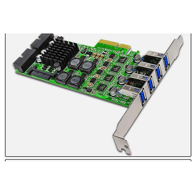Pci Express Pci-e to Usb 3.0 Expansion Card Raiser 8 Ports Controller
