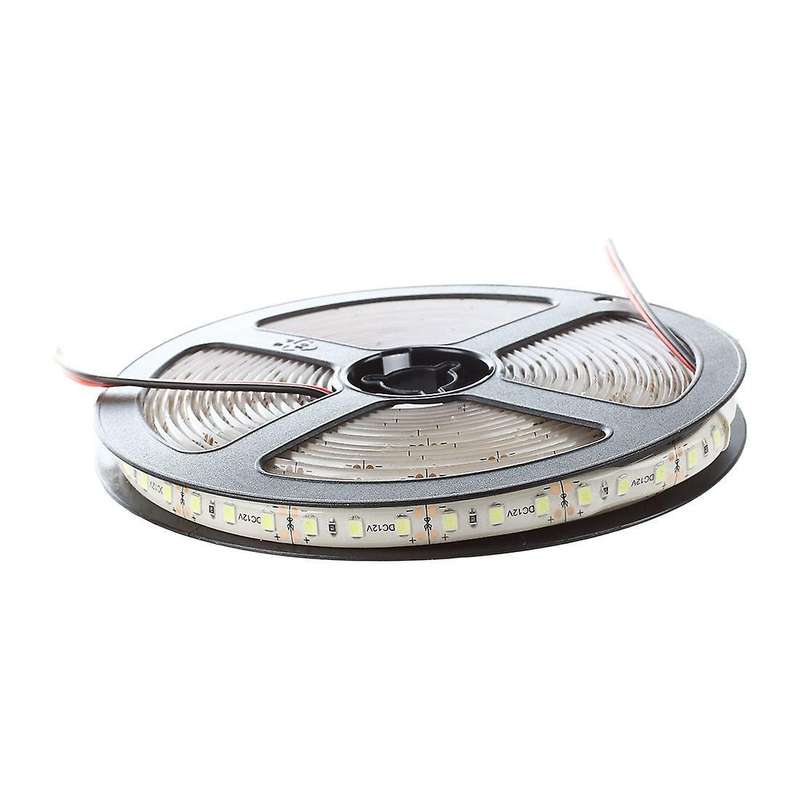 5m Waterproof Super Bright 3528smd 600 Led Strip Flat Strip White for Decoration