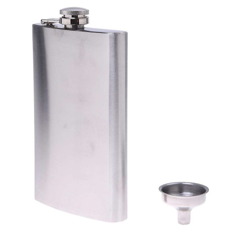 Whiskey Pocket 10oz Hip Flask Liquor Alcohol with Stainless Steel Screw Cap