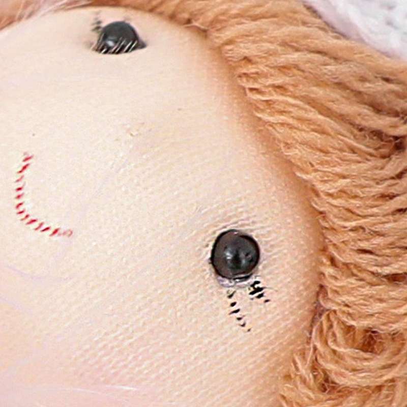 2pcs Christmas Cute Heart-shaped Girl Doll Decoration New Year Gift