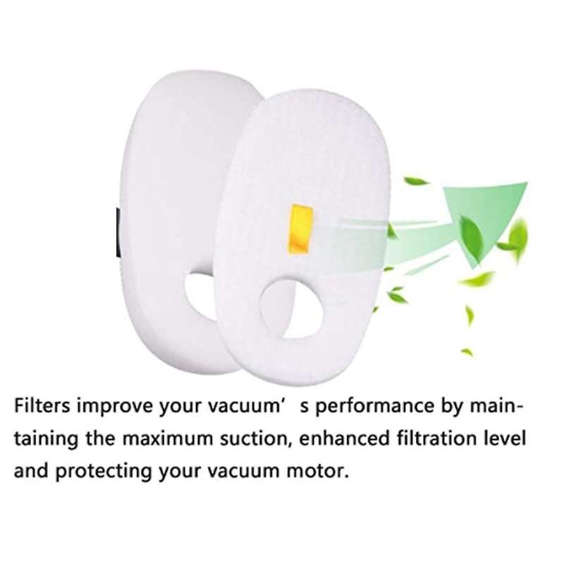 4pcs for Shark Vacuum Cleaner Hv320 / Hv321 / Hv322 Filter Elements