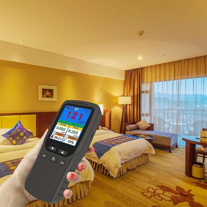 Indoor Air Quality Monitor Detector Detect Pm2.5 / Pm10 / Pm1.0