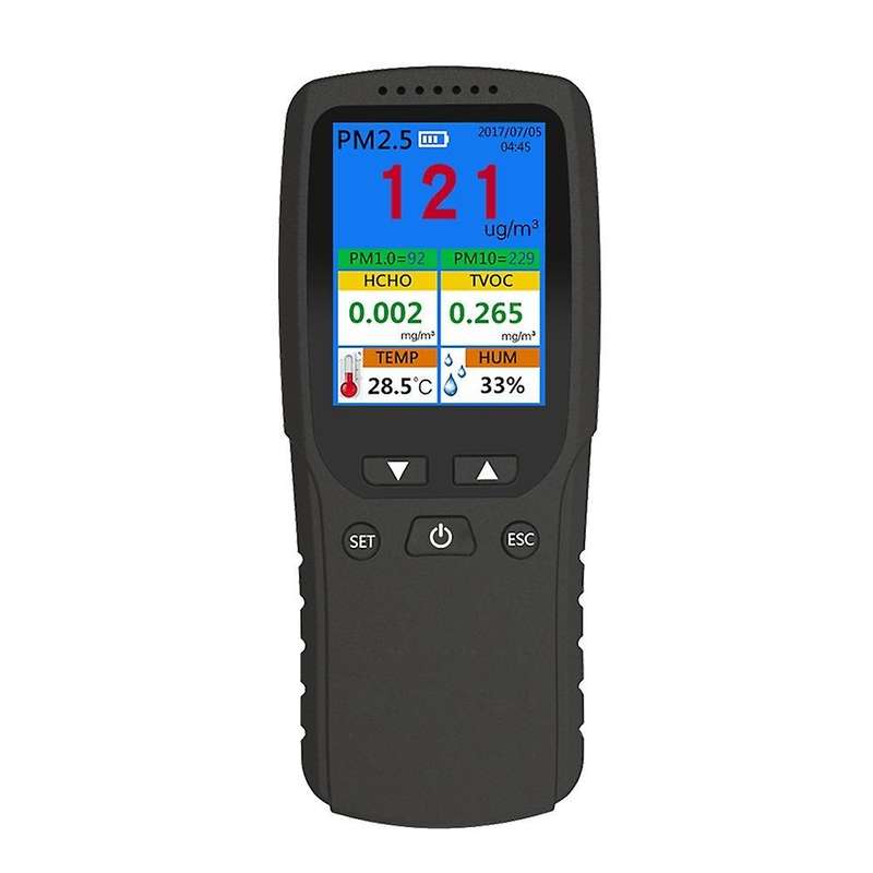 Indoor Air Quality Monitor Detector Detect Pm2.5 / Pm10 / Pm1.0