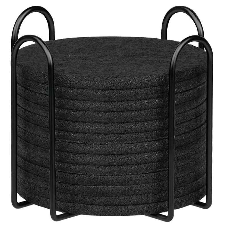Coasters Set Felt Coasters - Suitable for Cups, Bar, Glass, 12pcs