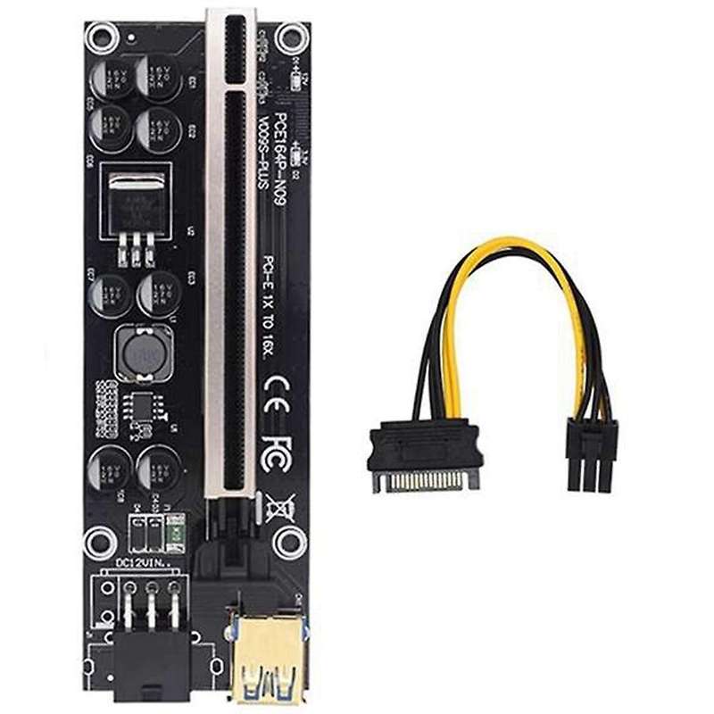 Pcie Card Riser 1 to 4 Usb 3.0 Adapter Card Multiplier Hub Pci