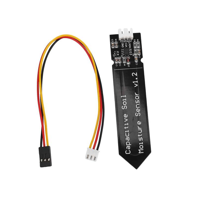 10pcs Capacitive Soil Moisture Sensor Module Wide Voltage Wire V1.2