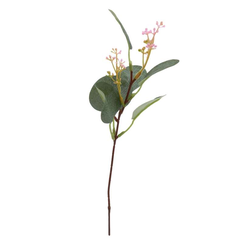 10 Pcs Artificial Eucalyptus Leaves Stems Bulk 11 Inch Tall