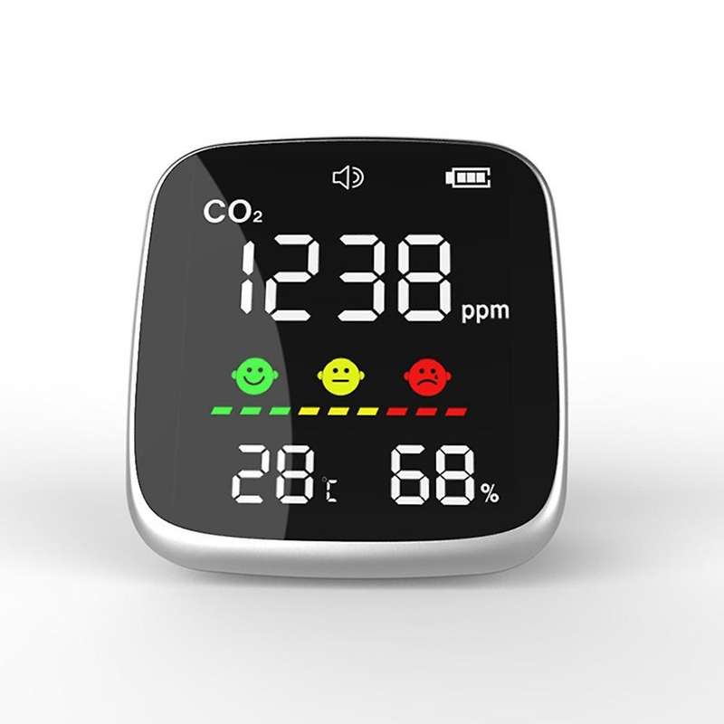 Air Quality Monitor Detect Co2,temperature Humidity ,manual Set
