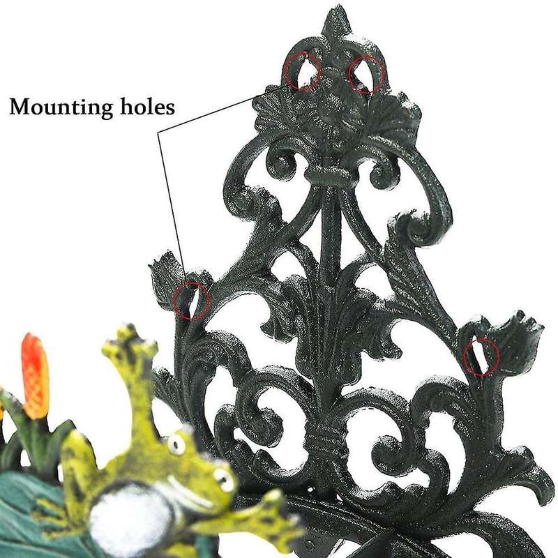 Heavy Duty Garden Hose Holder, Wall Decoration Hanging Hose Rack 2
