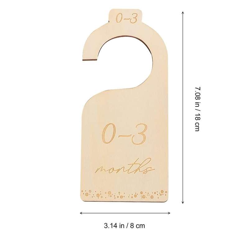 Wood Nursery Closet Clothes Organizers Baby Wardrobe Dividers