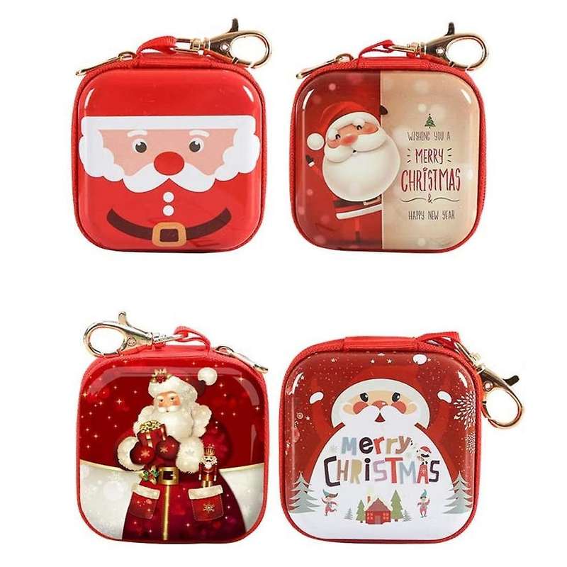 4pcs Wallet Candy Boxes Christmas Tree Ornaments Hanging Decorations