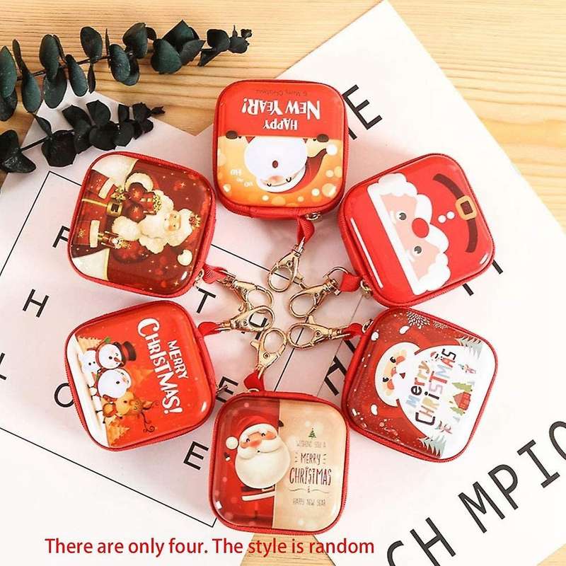 4pcs Wallet Candy Boxes Christmas Tree Ornaments Hanging Decorations