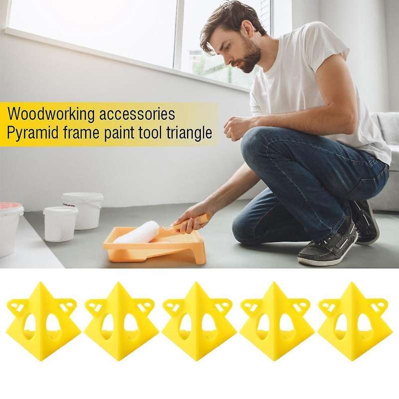 10pcs Pyramid Stands Set Stands Paint Tool for Woodworking Carpenter
