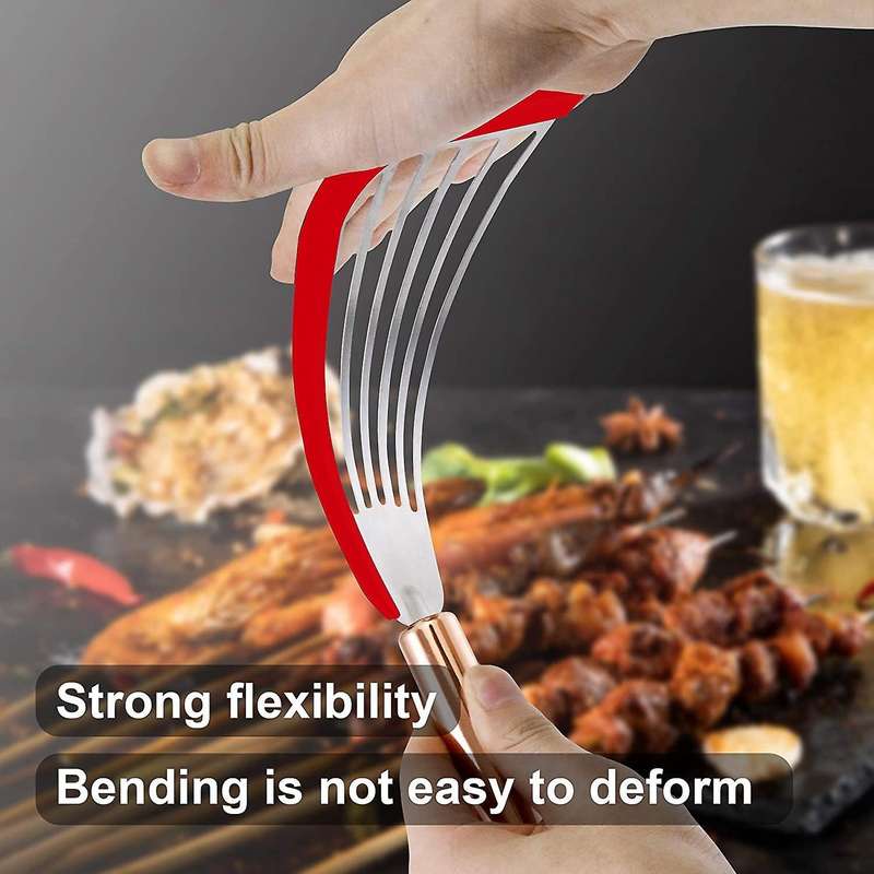 Fish Frying Spatula, Stainless Steel Slotted Flexible Turner