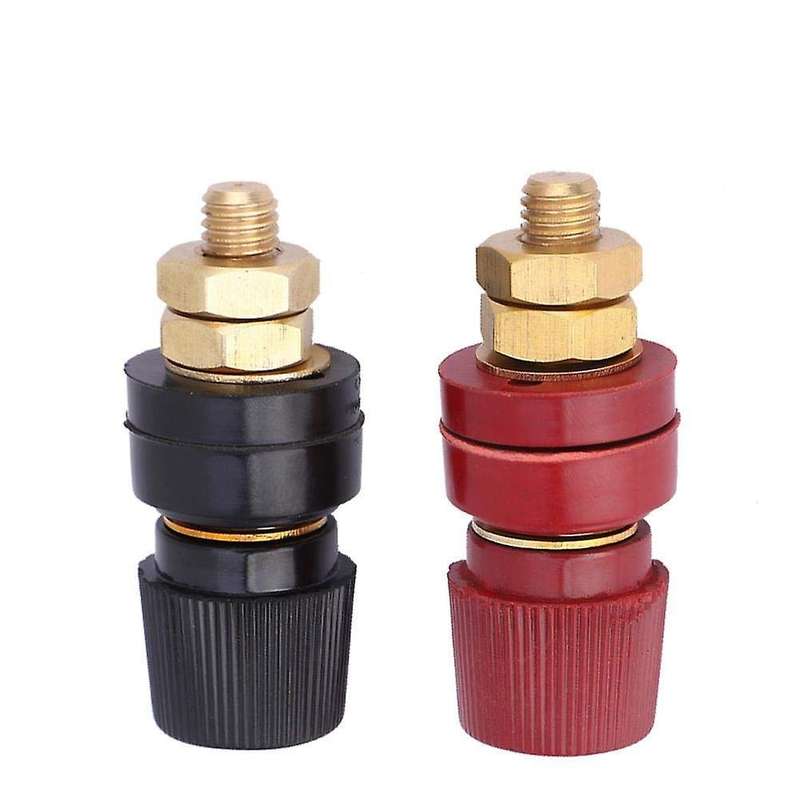 2pcs Terminal Binding Post, 555 Type Brass Pillar Terminal Block 200a