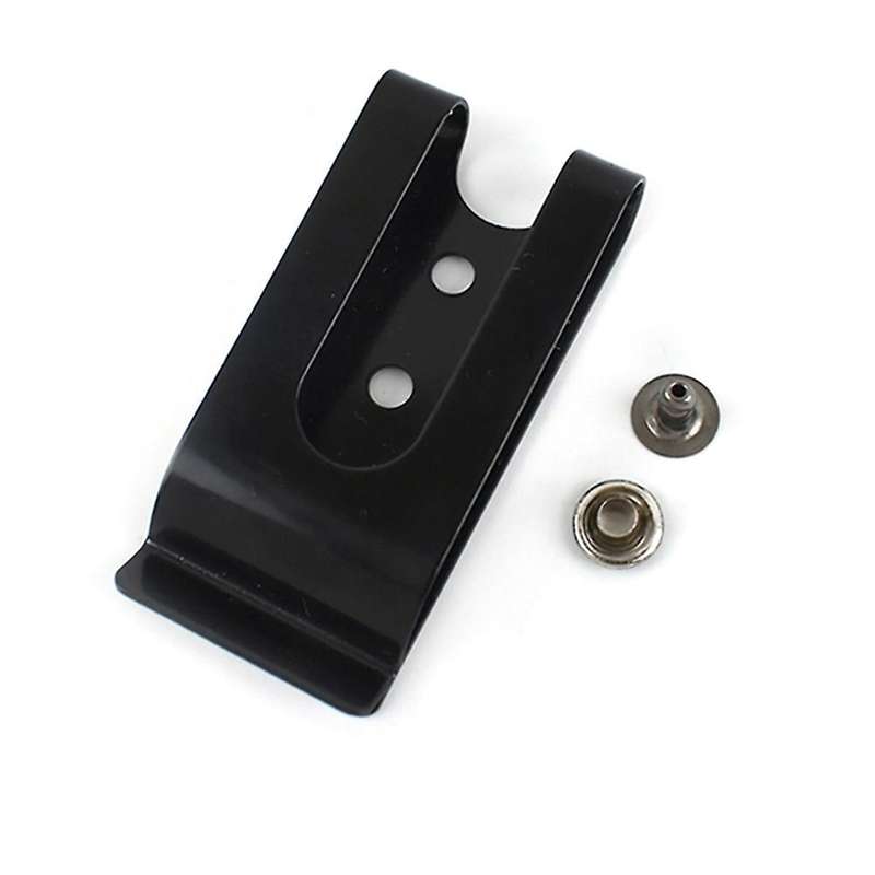 10pcs 56x25mm Double Holes Metal Spring Belt Sheath Clip Clasp