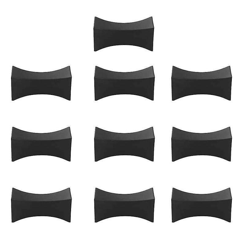 10pcs Chopsticks Rest Little Chopsticks Stands Fork Holder Set Black