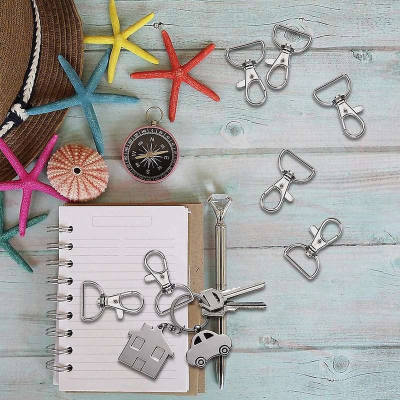 30 Pieces Twist Locks Lanyard Snap Hooks, Premium Keychain Clip Hook