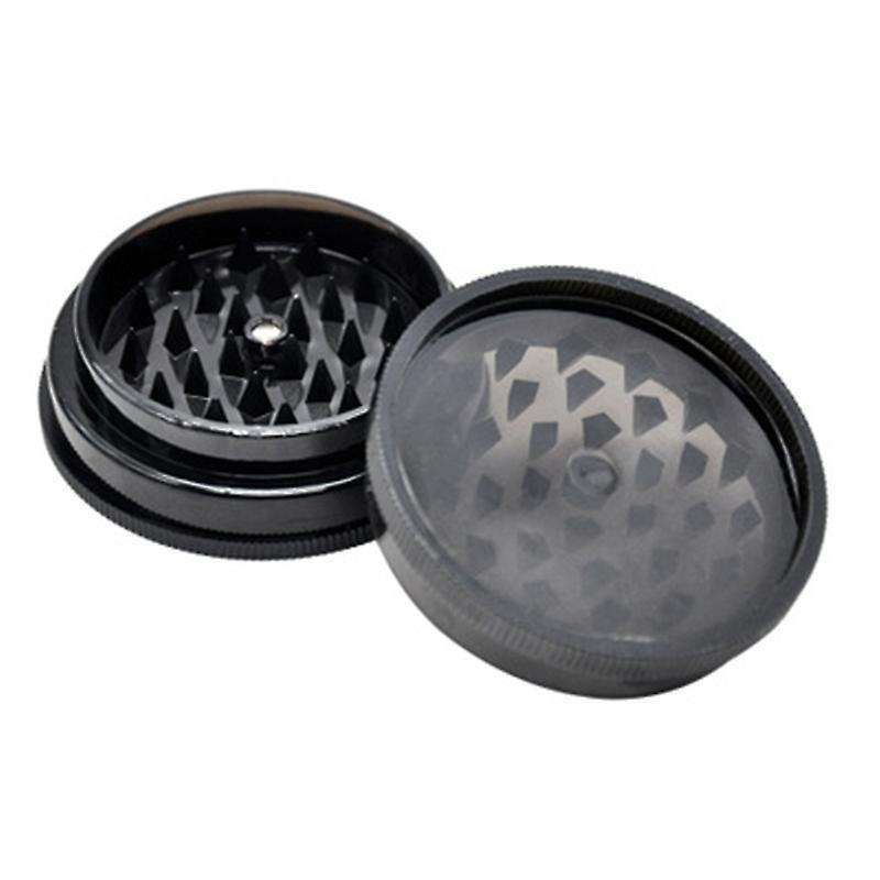 63mm 2 Layer Plastic Tobacco Grinder Herb Grinder