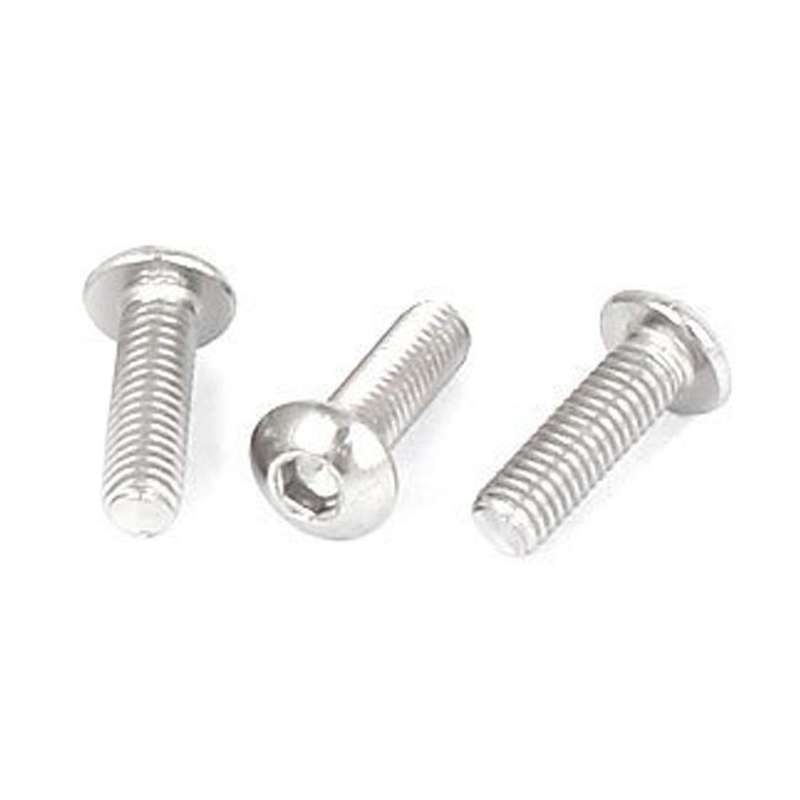 11mm Long M3x10mm Hex Socket Button Head Screws 100pcs