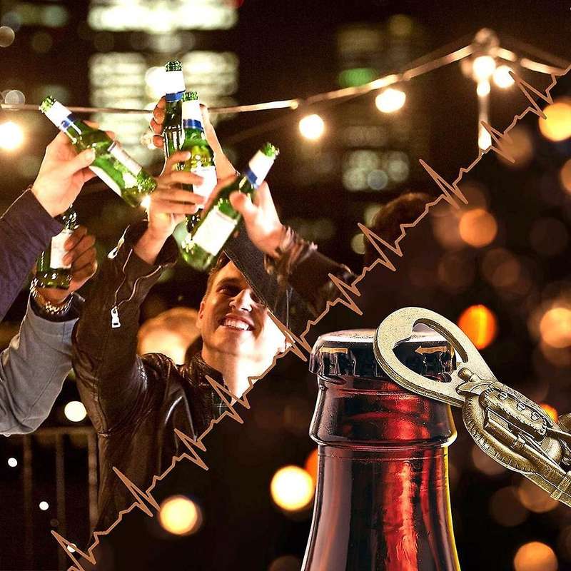 Gifts for Dad Beer Bottle Vintage Cool Motorcycle Bottle Opener Tool