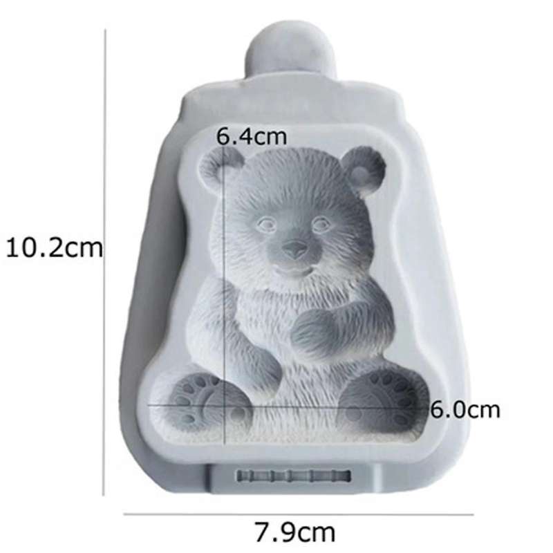 Bamboo Panda Silicone Mold Chocolate Baking Tools for Cakes