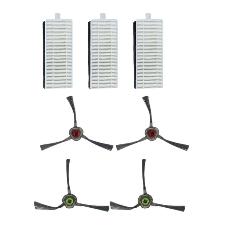 For Ecovacs Deebot U2 Dgn22 Vacuum Cleaner Side Brush Hepa Filter