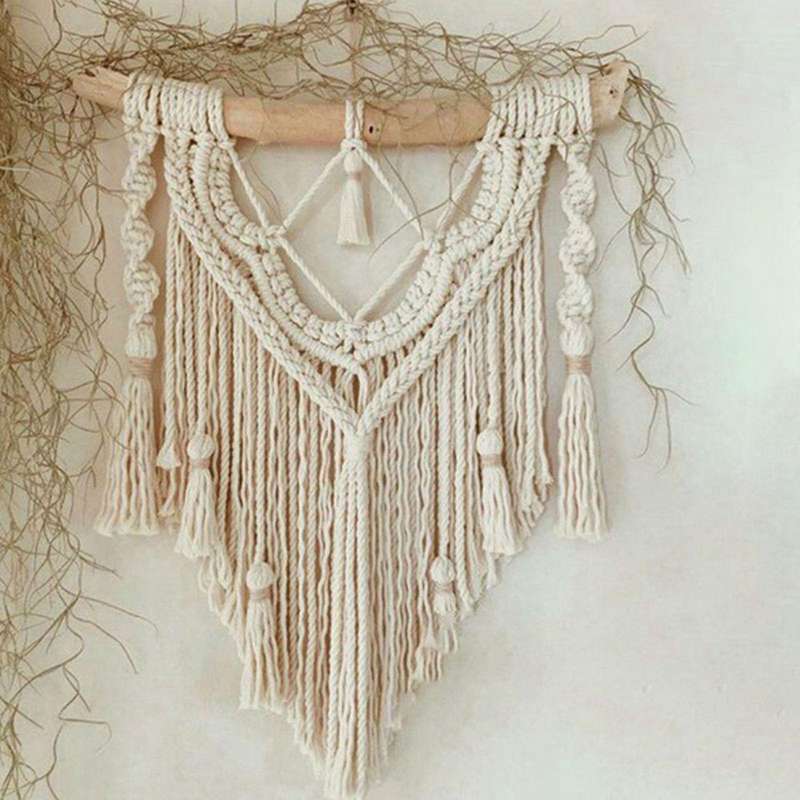 Layer Wave Macrame Headboard Decoration Mandala Boho Decor Tapestry