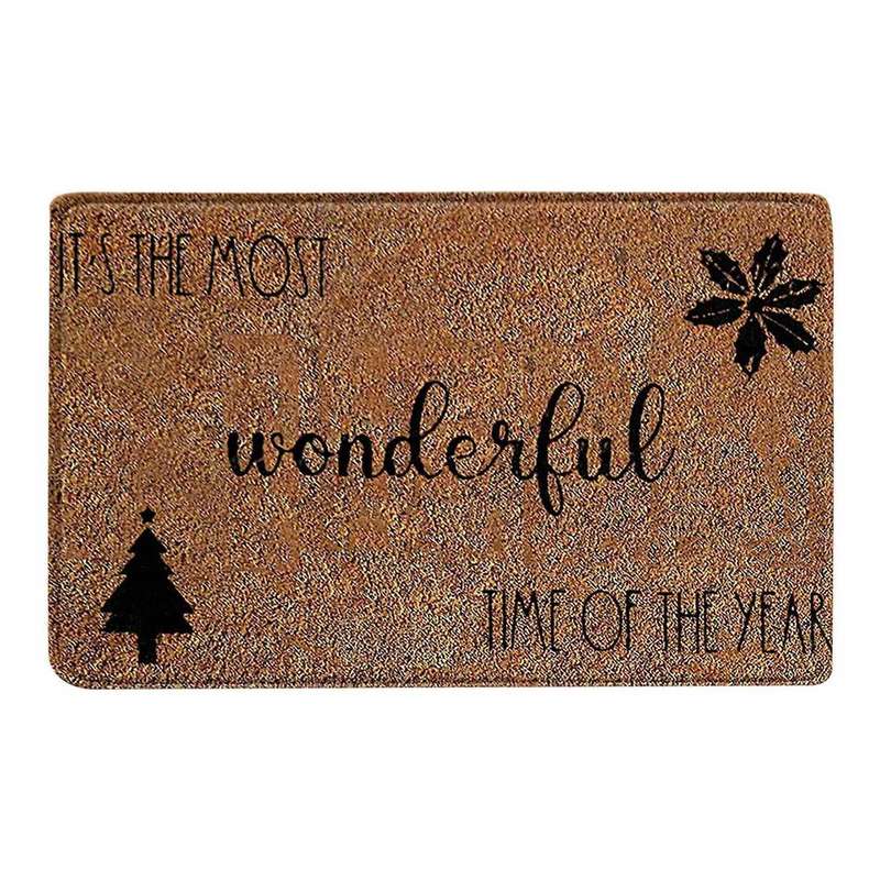 Christmas Door Mat Welcome Decor Door Mats Printing Floor Mat C
