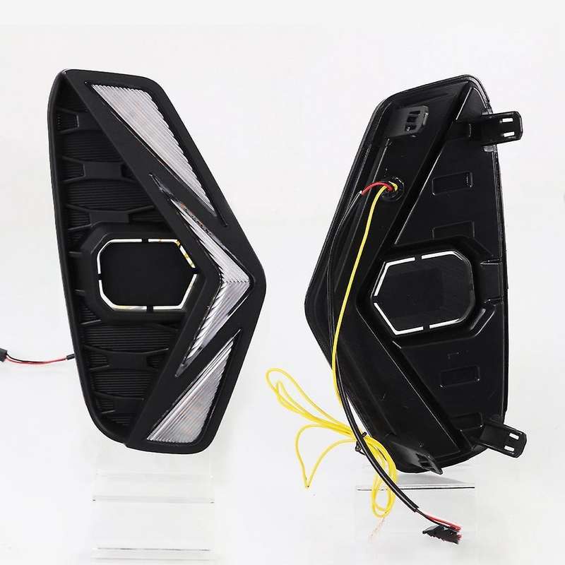 1 Pair Car Led Drl Fog Light for Nissan Navara Np300 2020 2021