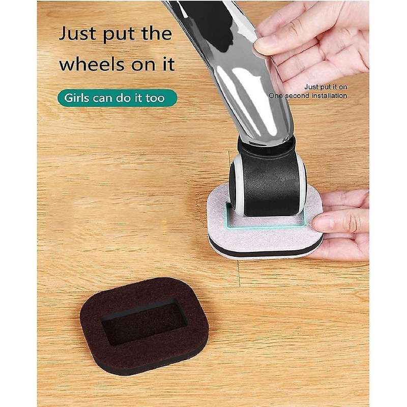 Furniture Wheel Stopper for All Kinds Of Furniture On Wheels (beige)