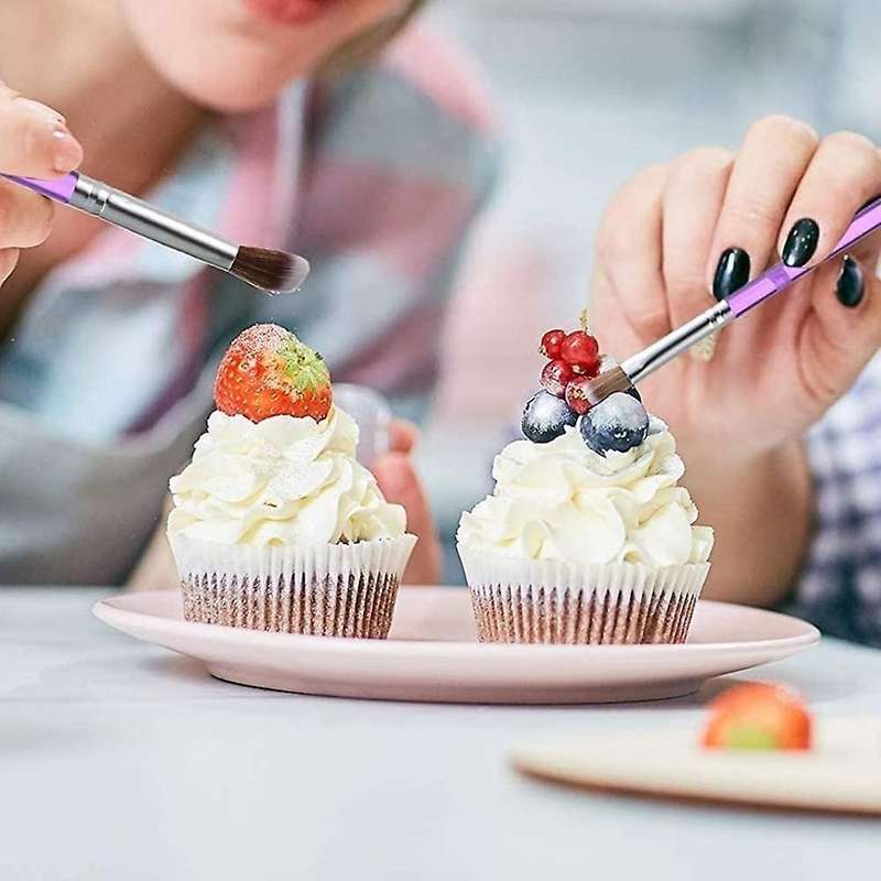 11 Pcs Cake Decorating Brushes Tools Set Fondant Decoration Supplies