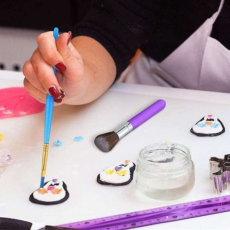 11 Pcs Cake Decorating Brushes Tools Set Fondant Decoration Supplies
