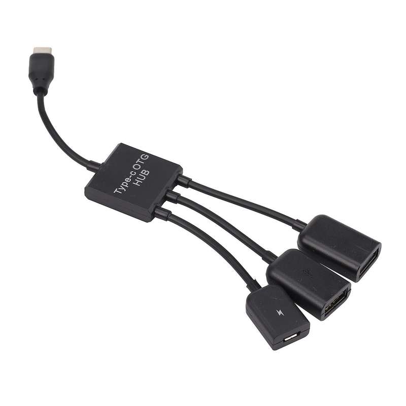 Type C Otg Usb 3.1 2.0 Female Otg Charge 2 Port Hub Cable Y Splitter