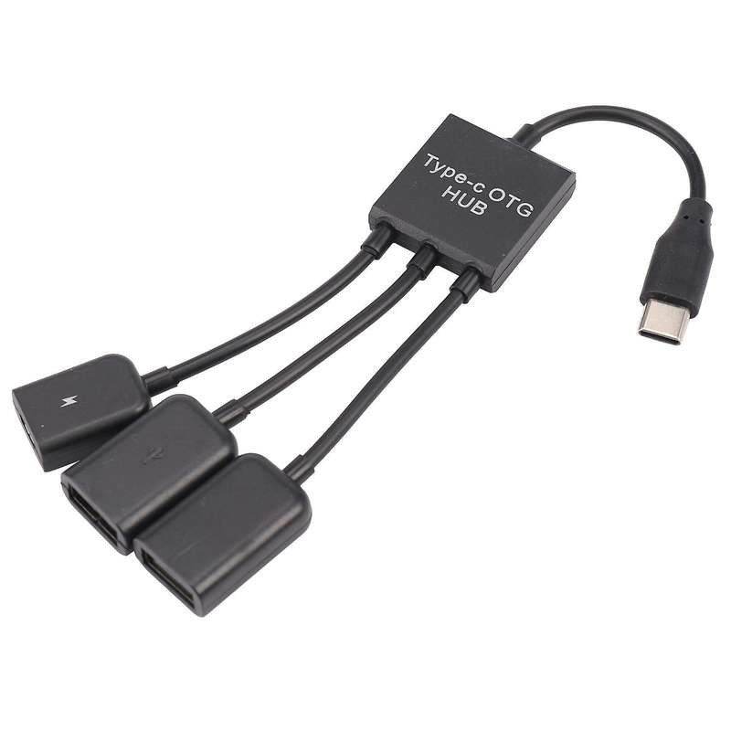 Type C Otg Usb 3.1 2.0 Female Otg Charge 2 Port Hub Cable Y Splitter