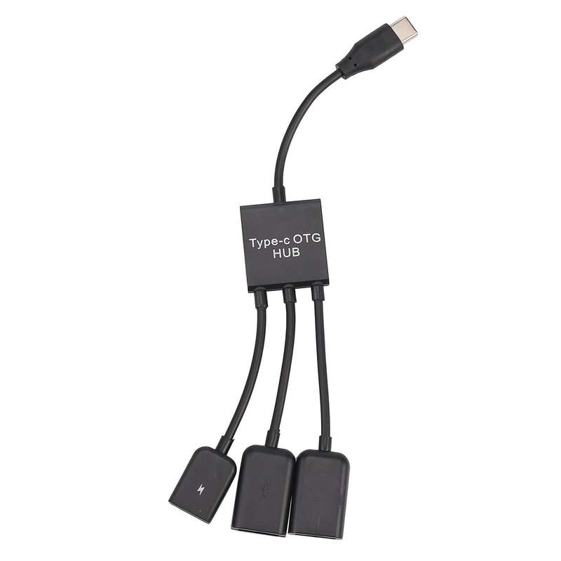 Type C Otg Usb 3.1 2.0 Female Otg Charge 2 Port Hub Cable Y Splitter