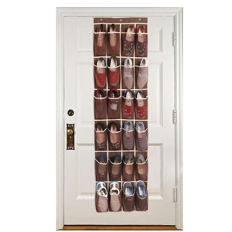 24 Pocket Shoe Organizer, Breathable Mesh, for Sneakers /home -a