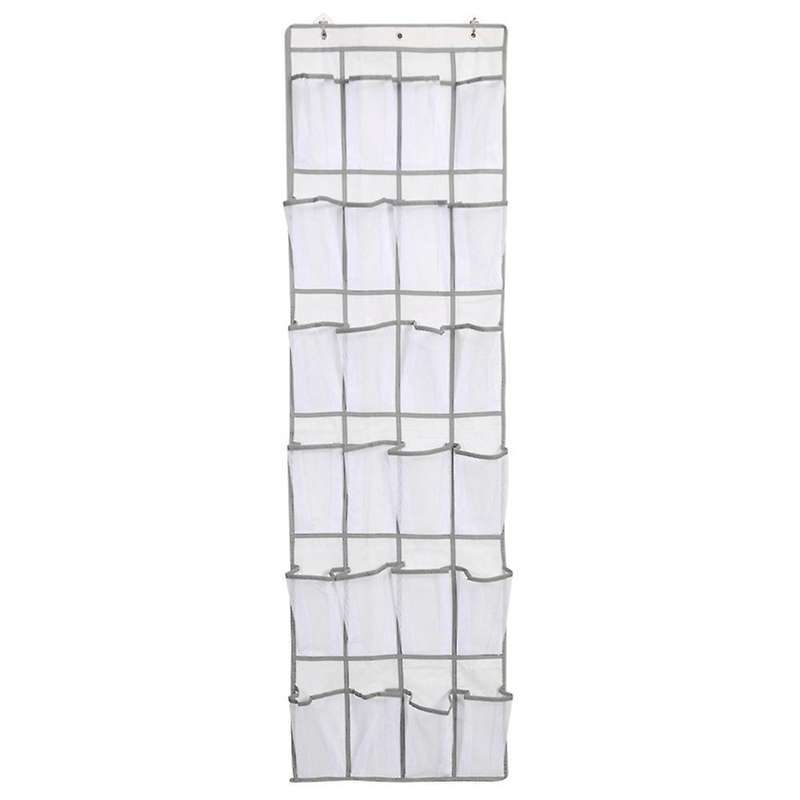 24 Pocket Shoe Organizer, Breathable Mesh, for Sneakers /home -a